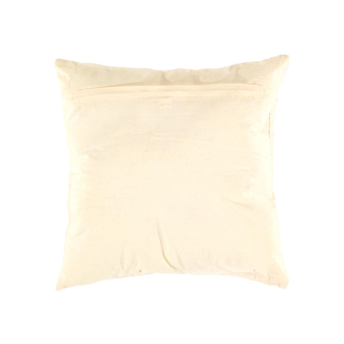 Canvello Beige Pure Cotton Pillow -16"