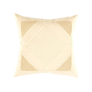 Canvello Beige Pure Cotton Pillow - 16"