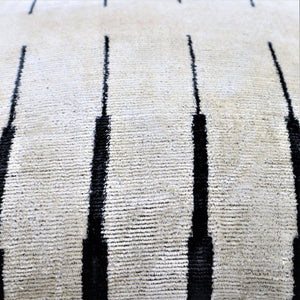 Canvello Black And White Pillows For Couch | 16x16 inch