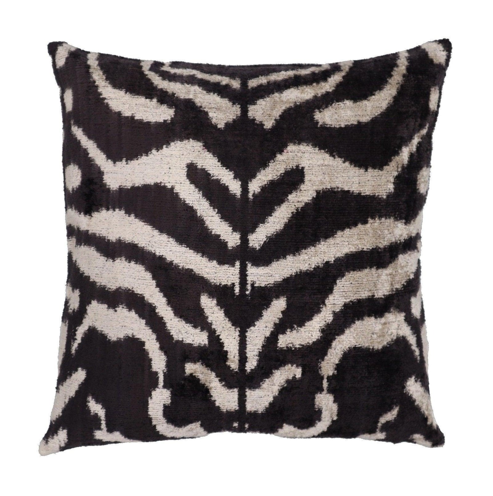 Canvello Black And White Throw Pillow | 16 x 16 in (40 x 40 cm)