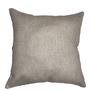 Canvello Black Dot Velvet Turkish Pillow - 16'' X 16''