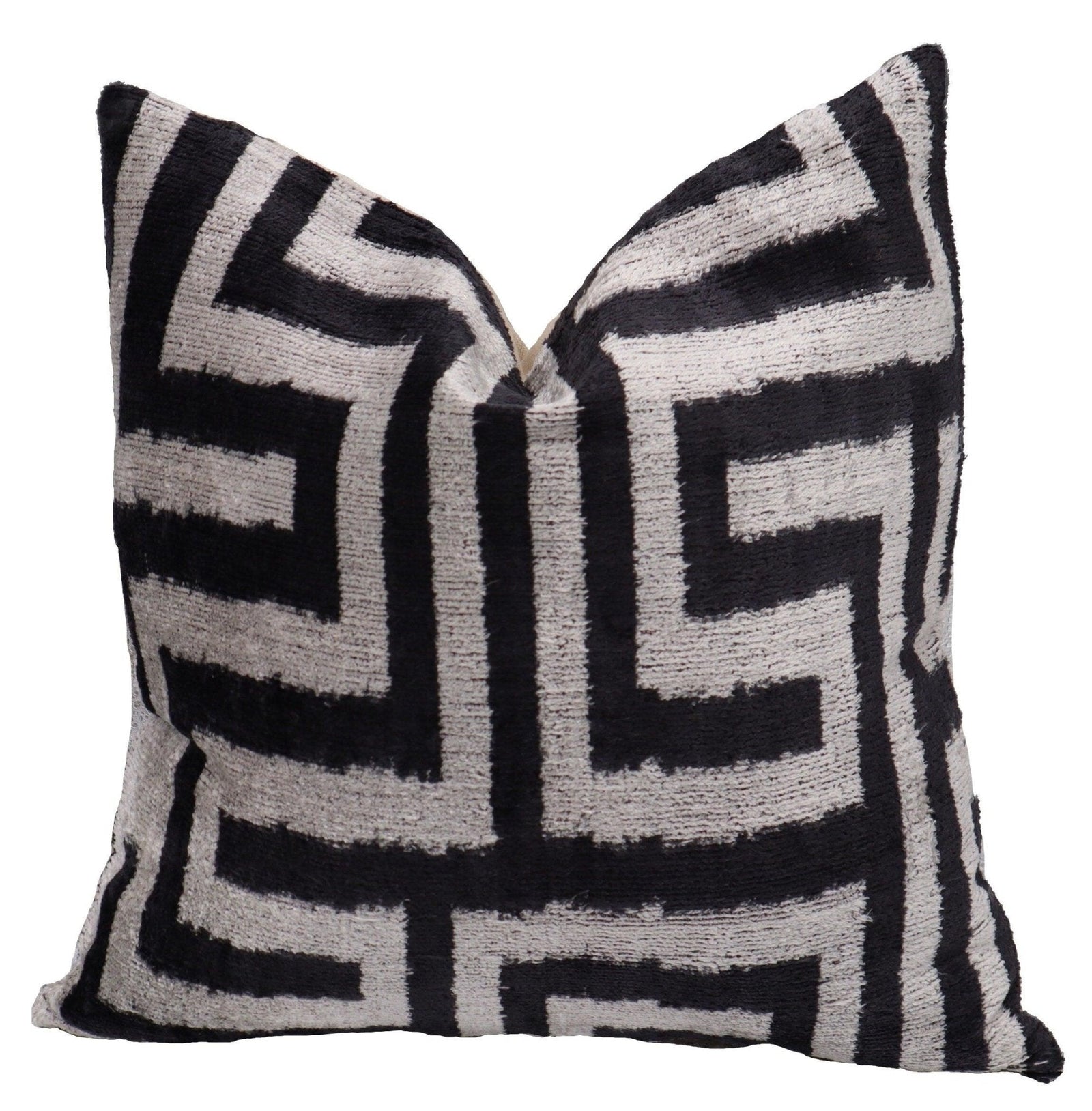Canvello Black & White Throw Pillows | 16 x 16 in (40 x 40 cm)