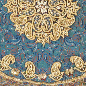 Canvello Blue Diamond Silkroad Silk Termeh - 20''