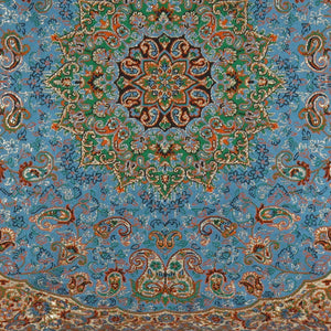 Canvello Blue Diamond Silkroad Silk Termeh - 20''