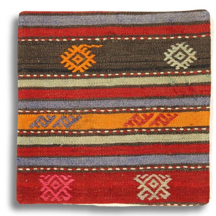 Canvello Canvello Vintage Turkish Hand Knotted Throw Pillow - 20"x20"