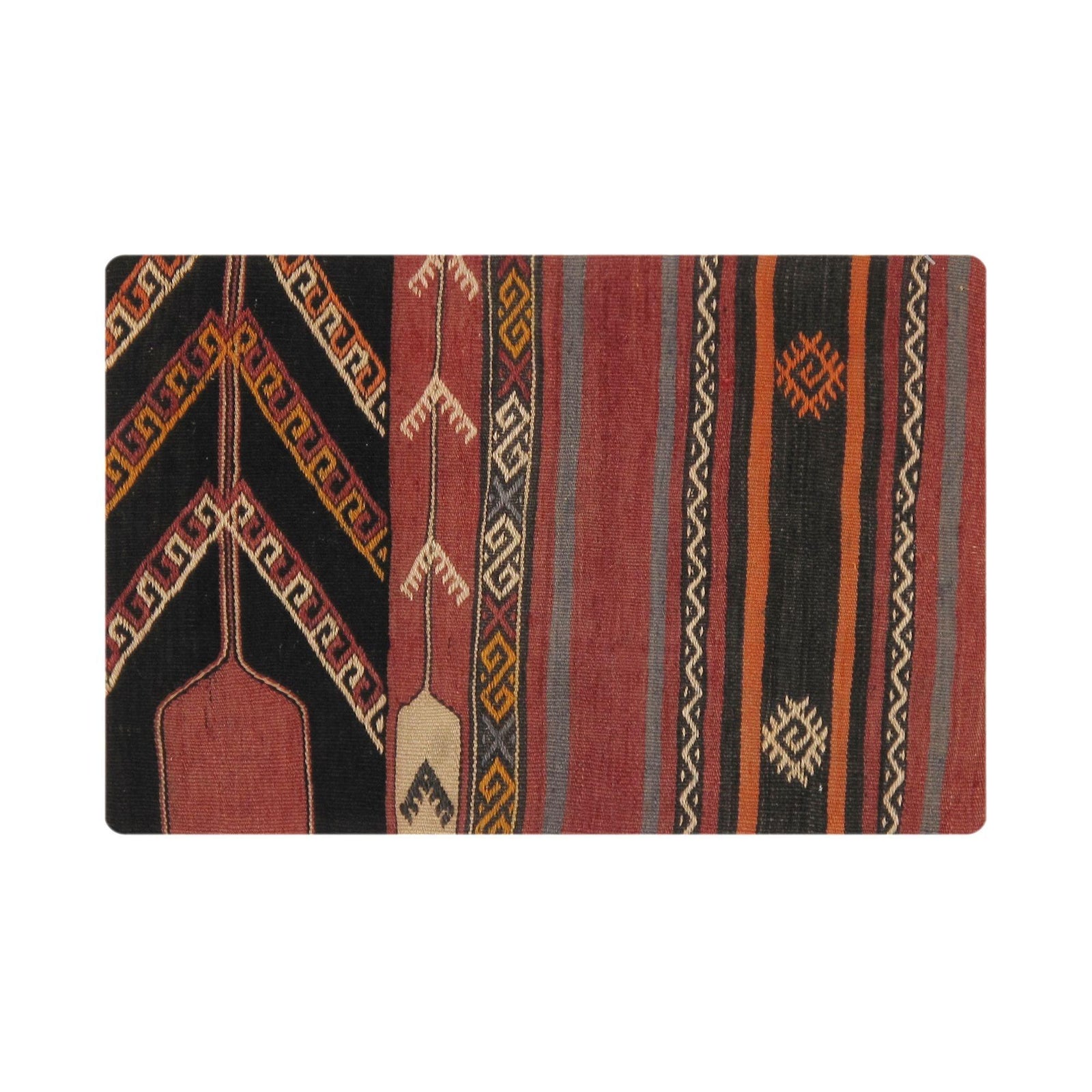 Canvello Canvello Vintage Turkish Kilim Multi Color Accent Pillow Cover - 16" x 24"