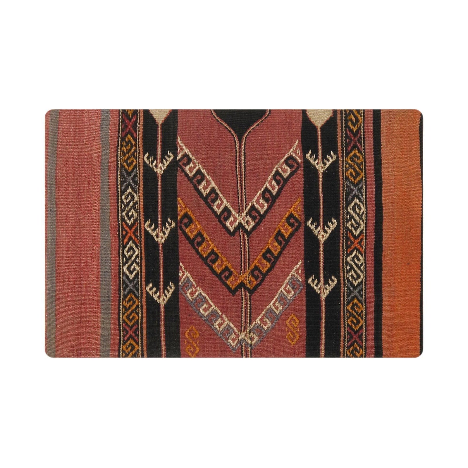 Canvello Canvello Vintage Turkish Kilim Multi Color Accent Pillow Cover - 16" x 24"