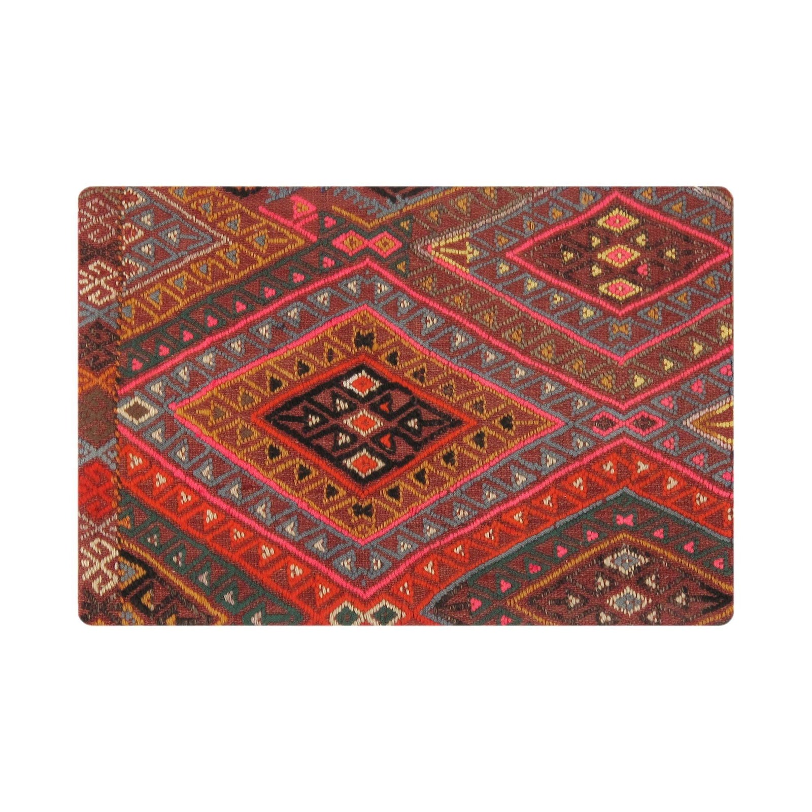 Canvello Canvello Vintage Turkish Kilim Multi Color Accent Pillow Cover - 16" x 24"