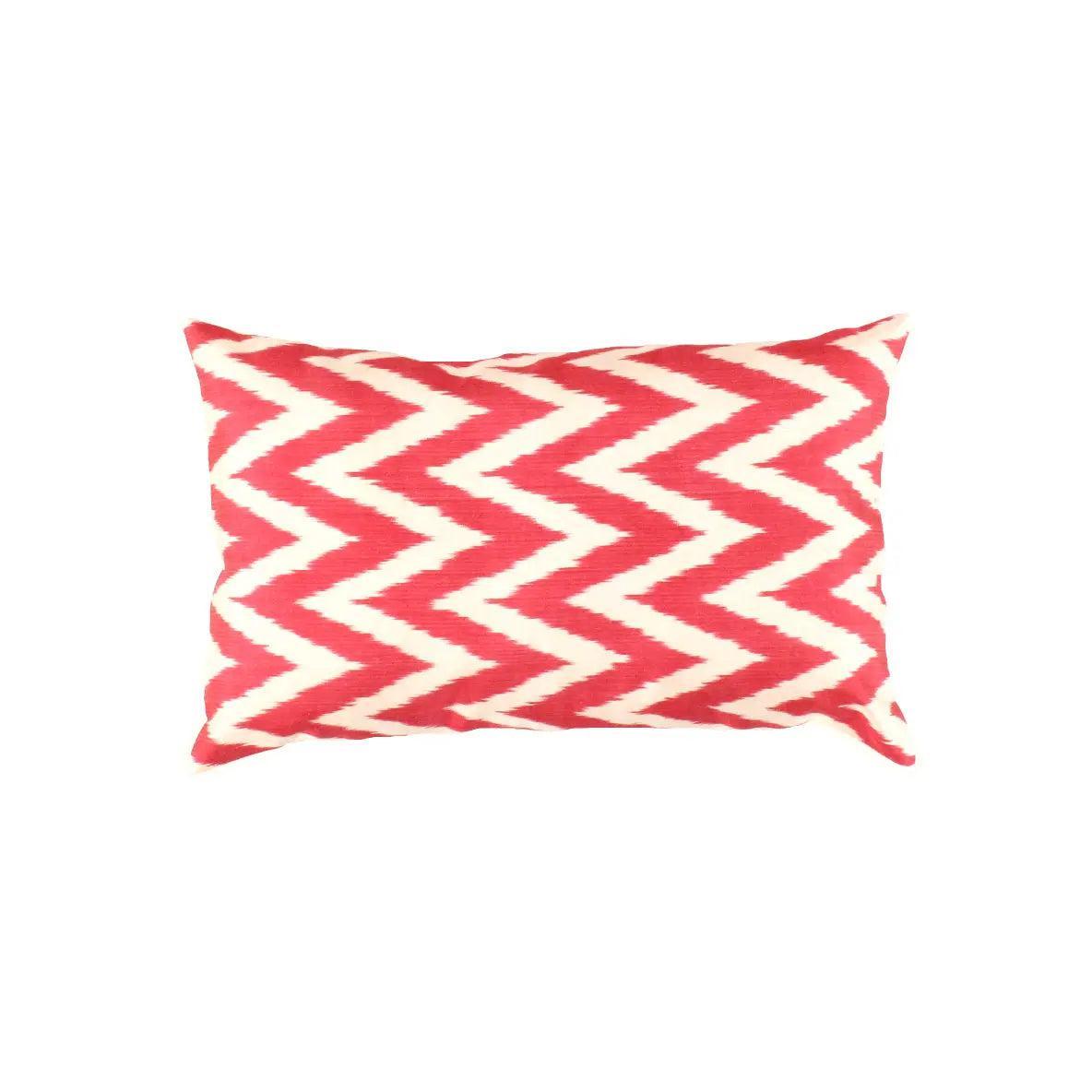 Canvello Canvello Zig Zag Pink Decorative Pillows - 16"x24"