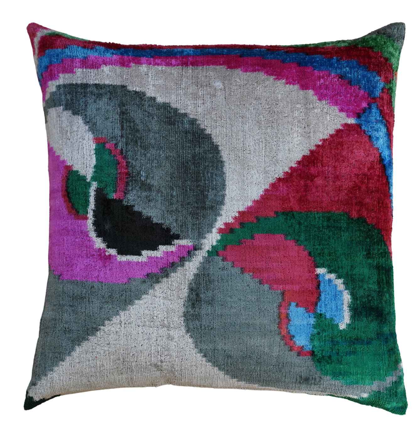 Canvello Decorative Abstract Multi Color Cushion Pillows For Sofa - 20x20 in