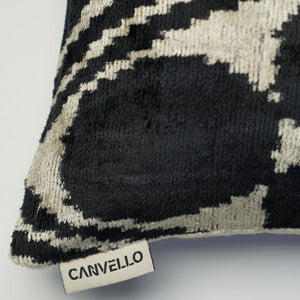 Canvello Decorative Black And White Throw Pillow