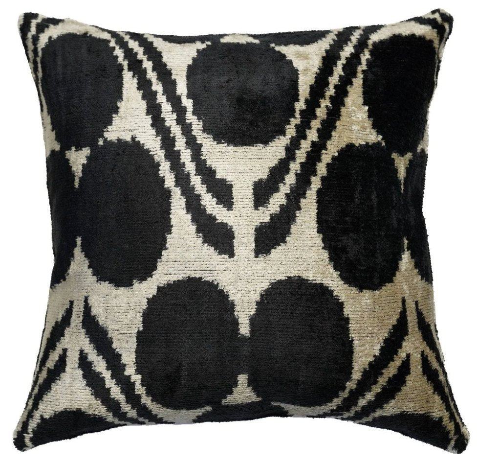 Canvello Decorative Black And White Throw Pillow