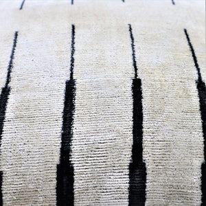 Canvello Decorative Black & White Pillow | 16x16 inch