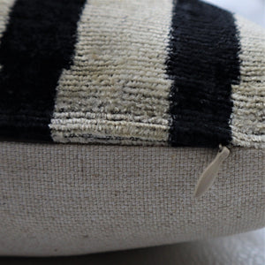 Canvello Decorative Black & White Pillow | 16x16 inch