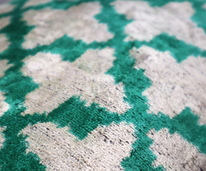 Canvello Decorative Green Throw Pillow Down Filled - 16x24 in