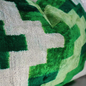 Canvello Decorative Green Throw Pillow Down Filled - 16x24 in