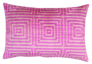 Canvello Decorative Pink Velvet Cushions | 16 x 24 in (40 x 60 cm)