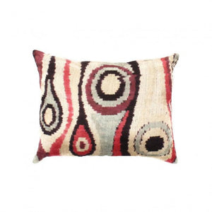Canvello Decorative Velvet Ikat Throw Pillow - 16" X 20"