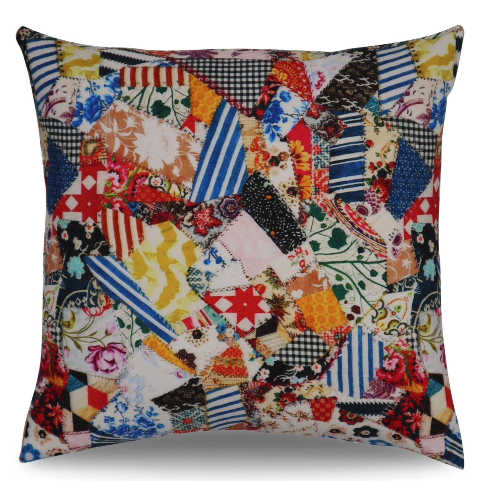 Canvello Elegance in Bloom Print Silk Throw Pillow