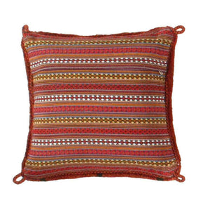 Canvello Gabbeh Lori Baft Navy Blue Throw Pillows