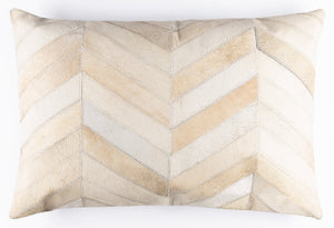 Canvello Genuine Cowhide Leather Decorative Throw Pillows - Handmade Patchwork Boho Accent Pillows For Sofa, Couch, Bed, Chair - Western Southwestern Farmhouse Pillow Covers With Feather Down Insert Included
