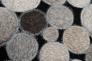 Canvello Genuine Cowhide Leather Decorative Throw Pillows - Handmade Patchwork Boho Accent Pillows For Sofa, Couch, Bed, Chair - Western Southwestern Farmhouse Pillow Covers With Feather Down Insert Included)