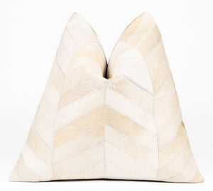 Canvello Genuine Cowhide Leather Decorative Throw Pillows - Handmade Patchwork Boho Accent Pillows For Sofa, Couch, Bed, Chair - Western Southwestern Farmhouse Pillow Covers With Feather Down Insert Included