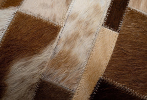 Canvello Genuine Cowhide Leather Decorative Throw Pillows - Handmade Patchwork Boho Accent Pillows For Sofa, Couch, Bed, Chair - Western Southwestern Farmhouse Pillow Covers With Feather Down Insert Included)