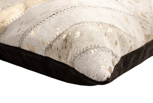 Canvello Genuine Cowhide Leather Decorative Throw Pillows - Handmade Patchwork Boho Accent Pillows For Sofa, Couch, Bed, Chair - Western Southwestern Farmhouse Pillow Covers With Feather Down Insert Included