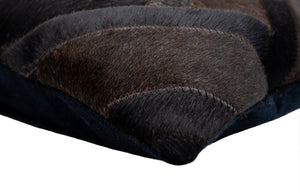 Canvello Genuine Cowhide Leather Decorative Throw Pillows - Handmade Patchwork Boho Accent Pillows For Sofa, Couch, Bed, Chair - Western Southwestern Farmhouse Pillow Covers With Feather Down Insert Included)