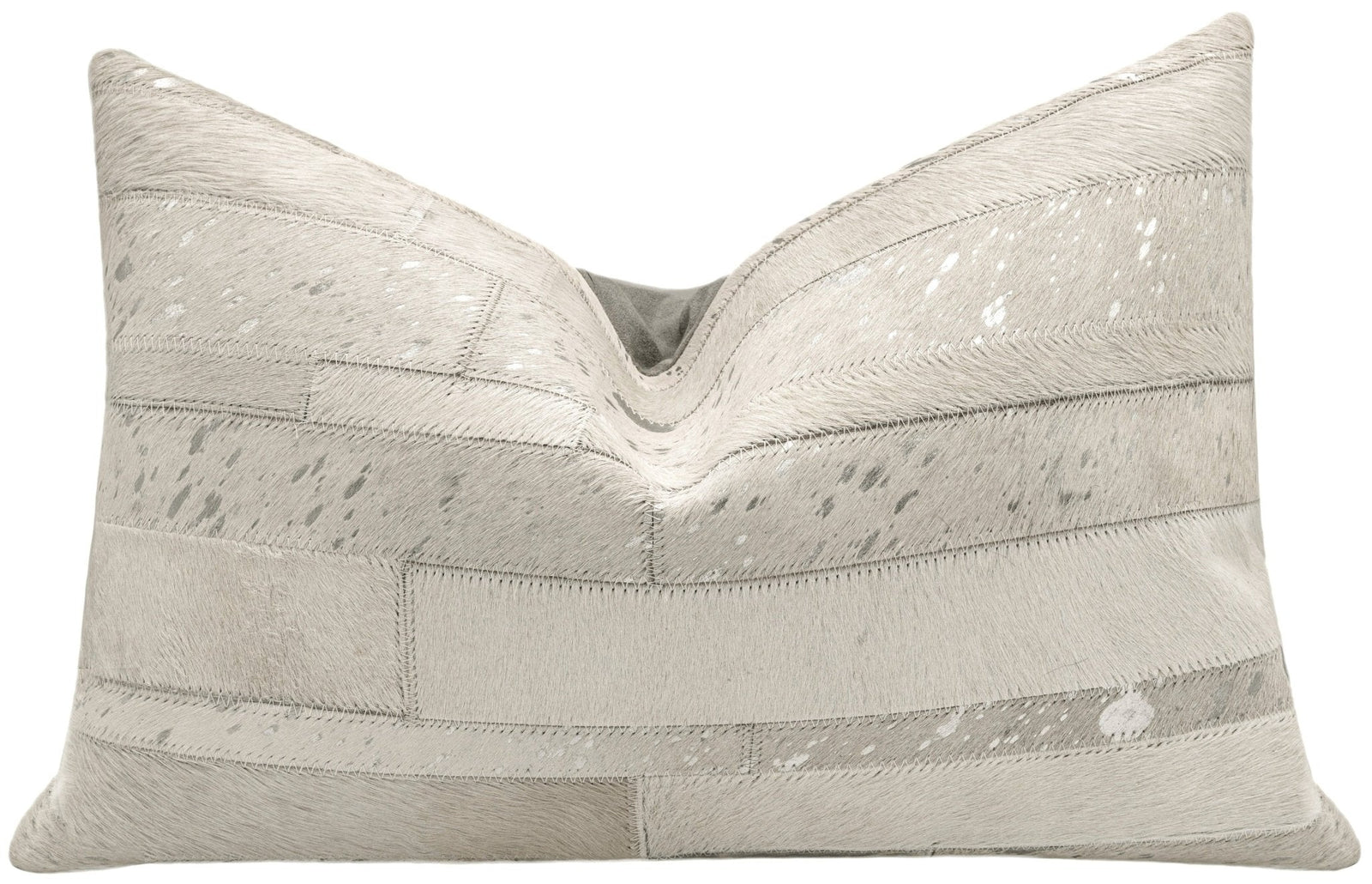 Canvello Genuine Cowhide Leather Decorative Throw Pillows - Handmade Patchwork Boho Accent Pillows For Sofa, Couch, Bed, Chair - Western Southwestern Farmhouse Pillow Covers With Feather Down Insert Included