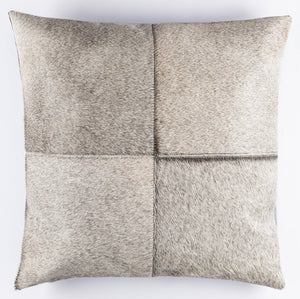 Canvello Genuine Cowhide Leather Decorative Throw Pillows - Handmade Patchwork Boho Accent Pillows For Sofa, Couch, Bed, Chair - Western Southwestern Farmhouse Pillow Covers With Feather Down Insert Included