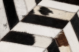 Canvello Genuine Cowhide Leather Decorative Throw Pillows - Handmade Patchwork Boho Accent Pillows For Sofa, Couch, Bed, Chair - Western Southwestern Farmhouse Pillow Covers With Feather Down Insert Included