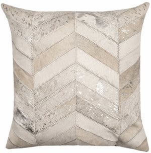 Canvello Genuine Cowhide Leather Decorative Throw Pillows - Handmade Patchwork Boho Accent Pillows For Sofa, Couch, Bed, Chair - Western Southwestern Farmhouse Pillow Covers With Feather Down Insert Included