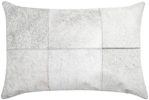 Canvello Genuine Cowhide Leather Decorative Throw Pillows - Handmade Patchwork Boho Accent Pillows For Sofa, Couch, Bed, Chair - Western Southwestern Farmhouse Pillow Covers With Feather Down Insert Included)