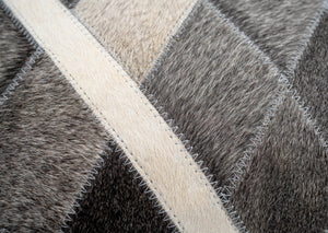 Canvello Genuine Cowhide Leather Decorative Throw Pillows - Handmade Patchwork Boho Accent Pillows For Sofa, Couch, Bed, Chair - Western Southwestern Farmhouse Pillow Covers With Feather Down Insert Included)