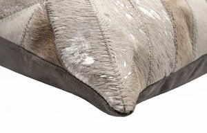 Canvello Genuine Cowhide Leather Decorative Throw Pillows - Handmade Patchwork Boho Accent Pillows For Sofa, Couch, Bed, Chair - Western Southwestern Farmhouse Pillow Covers With Feather Down Insert Included