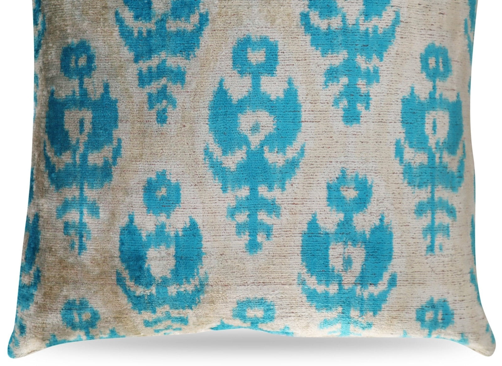 Canvello Geometric Blue Pillows With Luxury Decorative Cover - 16x16 in