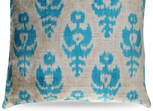 Canvello Geometric Blue Pillows With Luxury Decorative Cover - 16x16 in