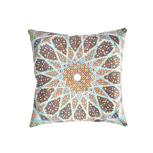 Canvello Geometrical Tile Pattern Decorative Pillow - 16' X 16'