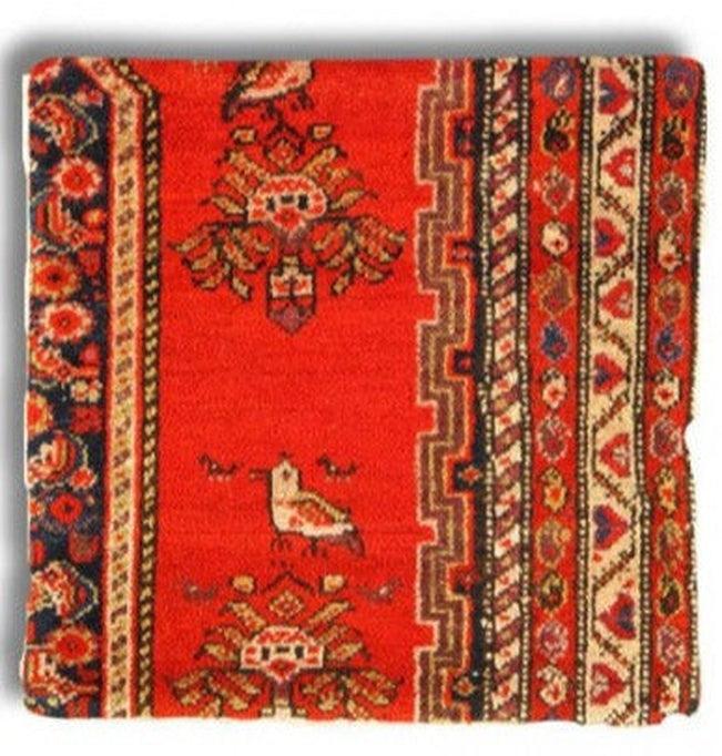 Canvello Hand Knotted Vintage Farahan Rug Pillow - 20"X20"