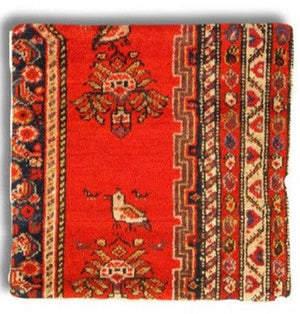 Canvello Hand Knotted Vintage Farahan Rug Pillow - 20"X20"