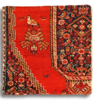 Canvello Hand Knotted Vintage Farahan Rug Pillow - 20"X20"