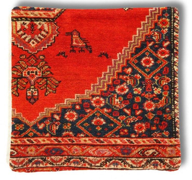 Canvello Hand Knotted Vintage Farahan Rug Pillow - 20"X20"