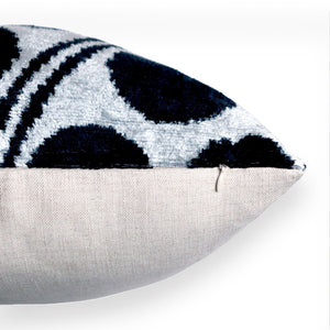 Canvello Handmade Black & White Velvet Throw Pillows - 20x20