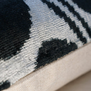Canvello Handmade Black & White Velvet Throw Pillows - 20x20