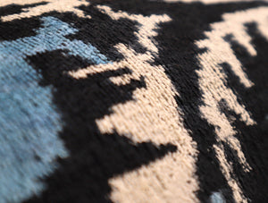 Canvello Handmade Blue Pomegranate Throw Pillows - 16x24 in