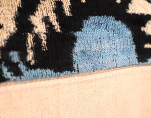 Canvello Handmade Blue Pomegranate Throw Pillows - 16x24 in