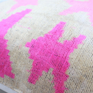 Canvello Handmade Blush Pink Decorative Pillow with Down Insert -  20"X20"