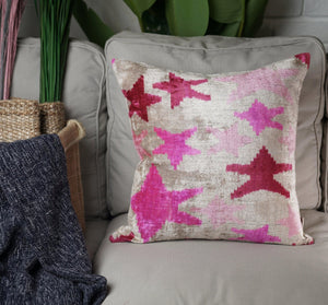 Canvello Handmade Blush Pink Decorative Pillow with Down Insert -  20"X20"